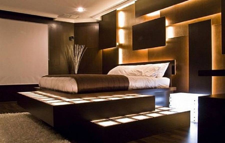 modern lighting for bedroom