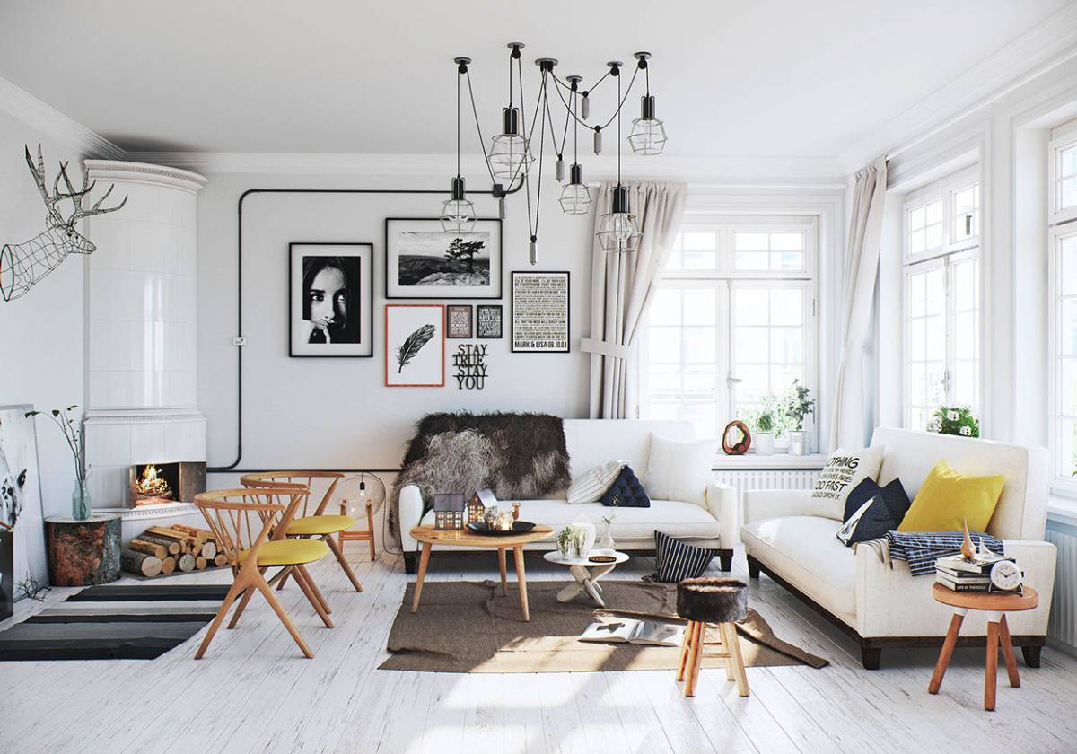 scandinavian living room