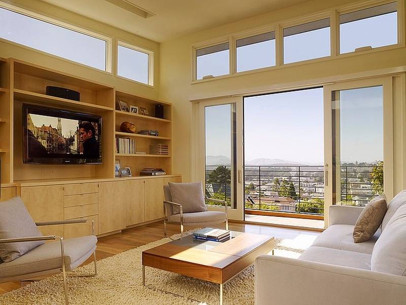 Great living room with view