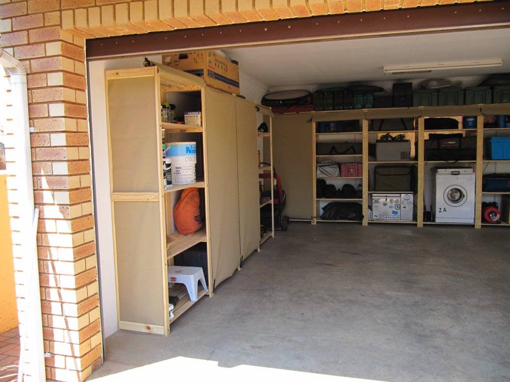 garage wall shelving