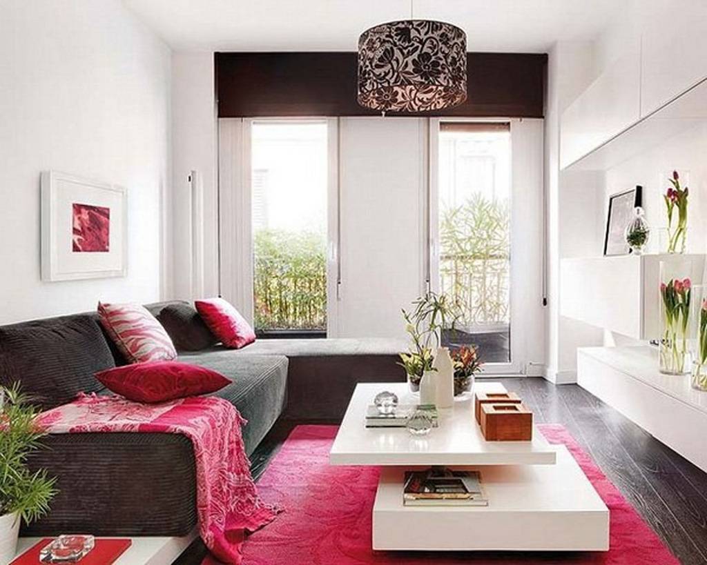 cute small apartment living room design