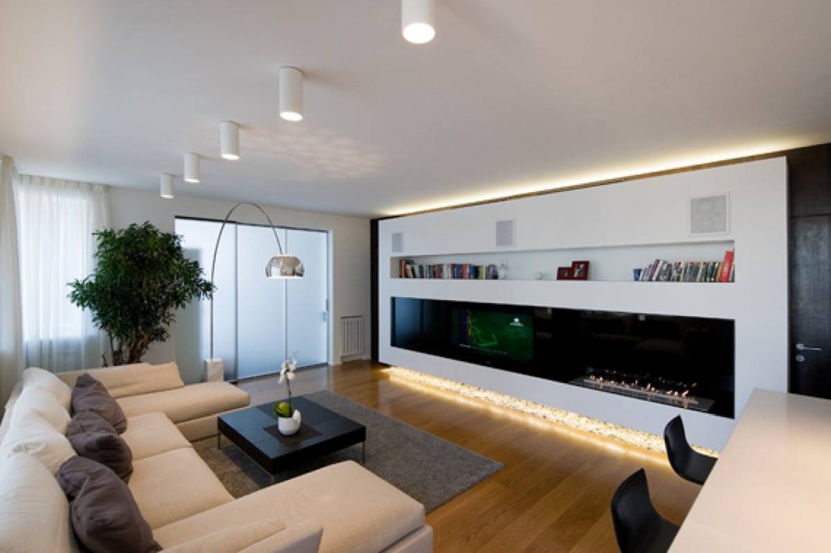 long living room ideas for elegant apartment decor