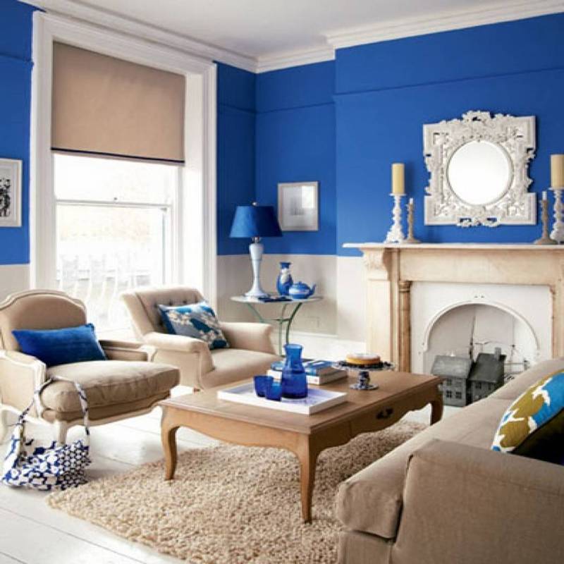 living room decorating ideas blue