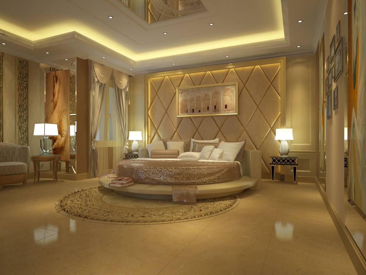 Gold Modern Master Bedroom Ideas