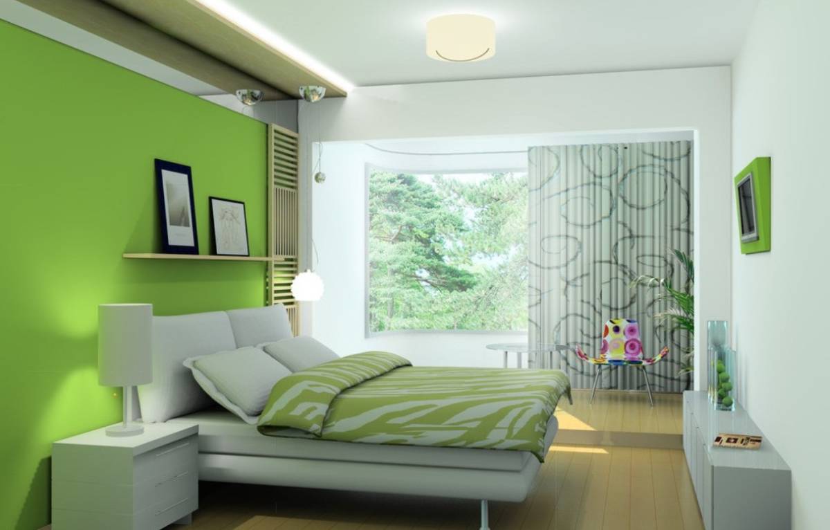 Green light bedroom paint ideas