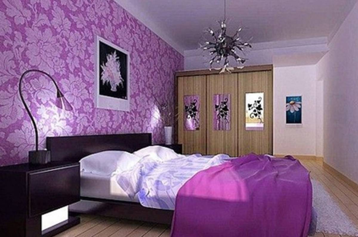 Purple bedroom paint ideas