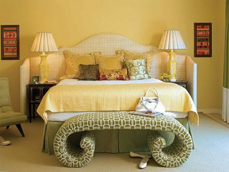 Yellow bedroom paint ideas