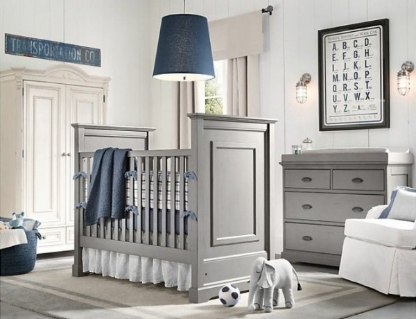 babyroom fashion gray blue young