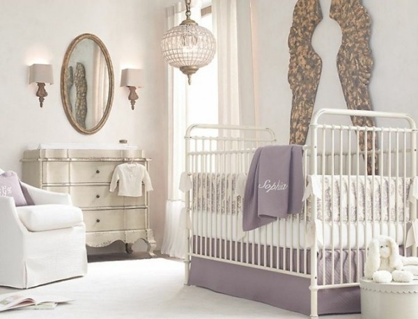 ideas purple make babyroom white