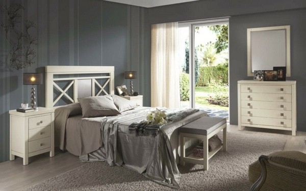 bedroom furniture set white natural color carpet bed linen dark beige
