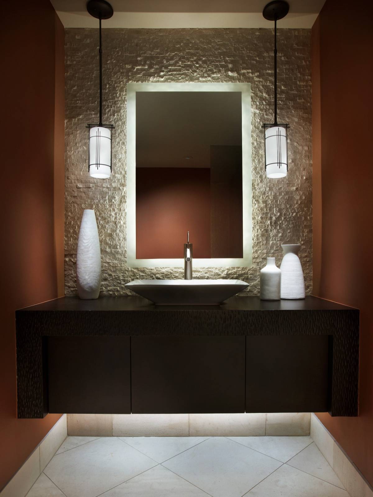 Awesome Modern Powder Room Designs Interior Design