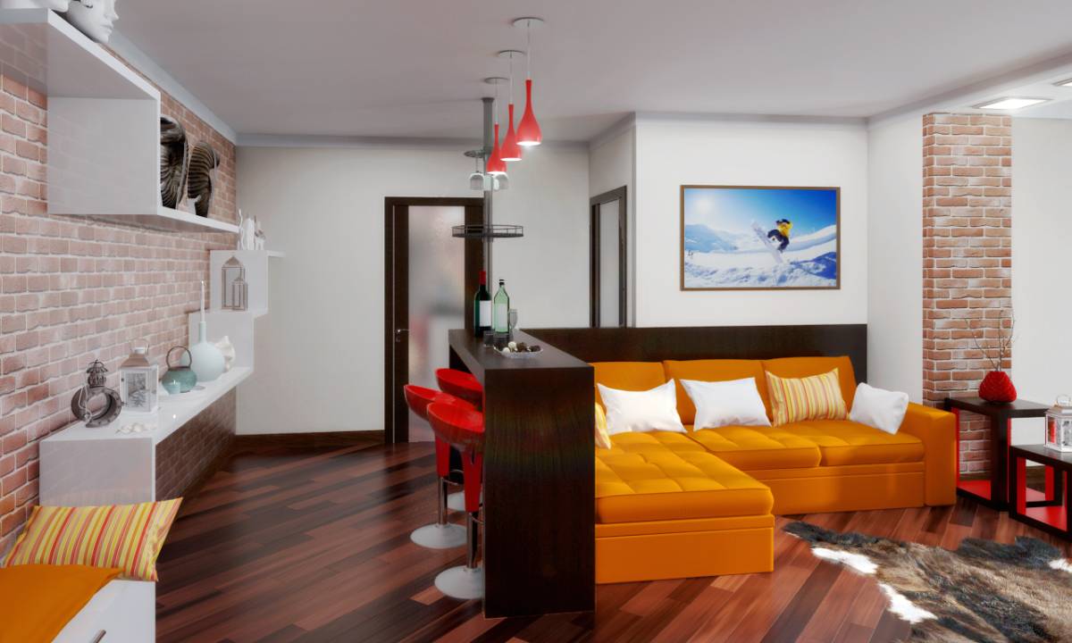 Living room and small apartment interior design ideas