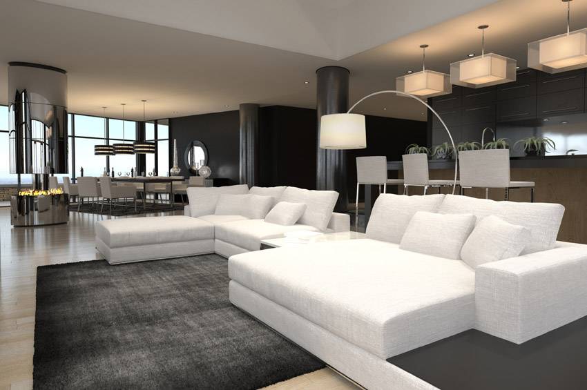 17 Cool Modern Living Room Ideas For Different Home Types - Interior ...