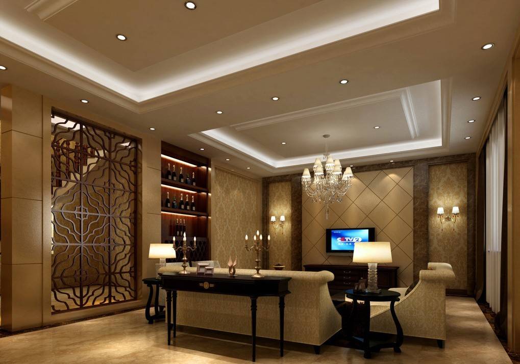 luxury living room wallpaper