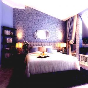 rustic master bedroom design ideas purple violet color traditional