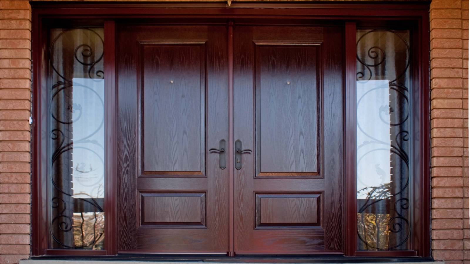 14 Beautiful Ideas Of Double Front Door With Sidelights