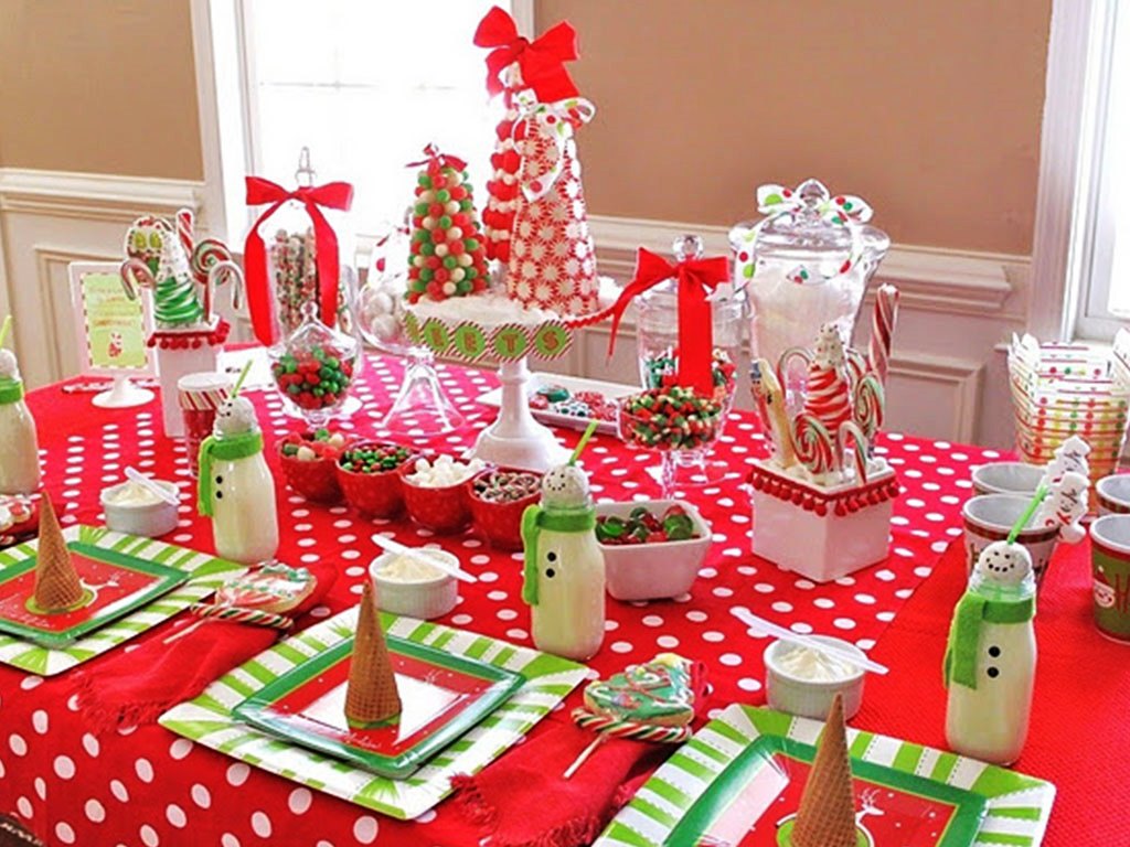 Image result for dining room christmas decorations