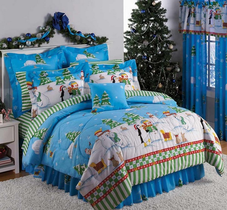 Image result for bedroom christmas decorations