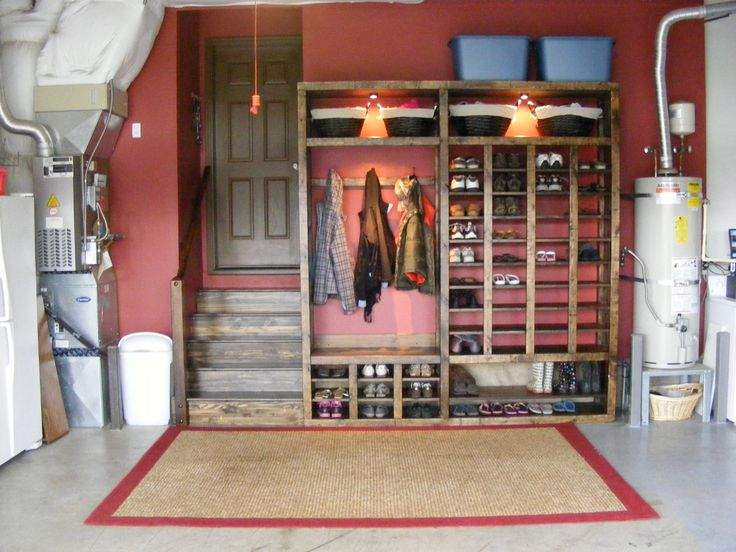 garage mudroom idea