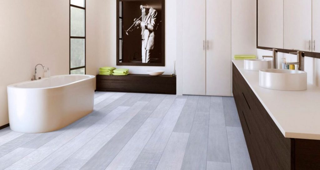 luxury bathroom flooring