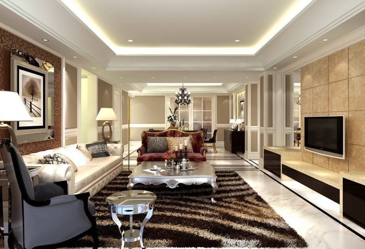 luxury living room lighting