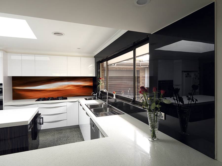 abstract glass splashbacks