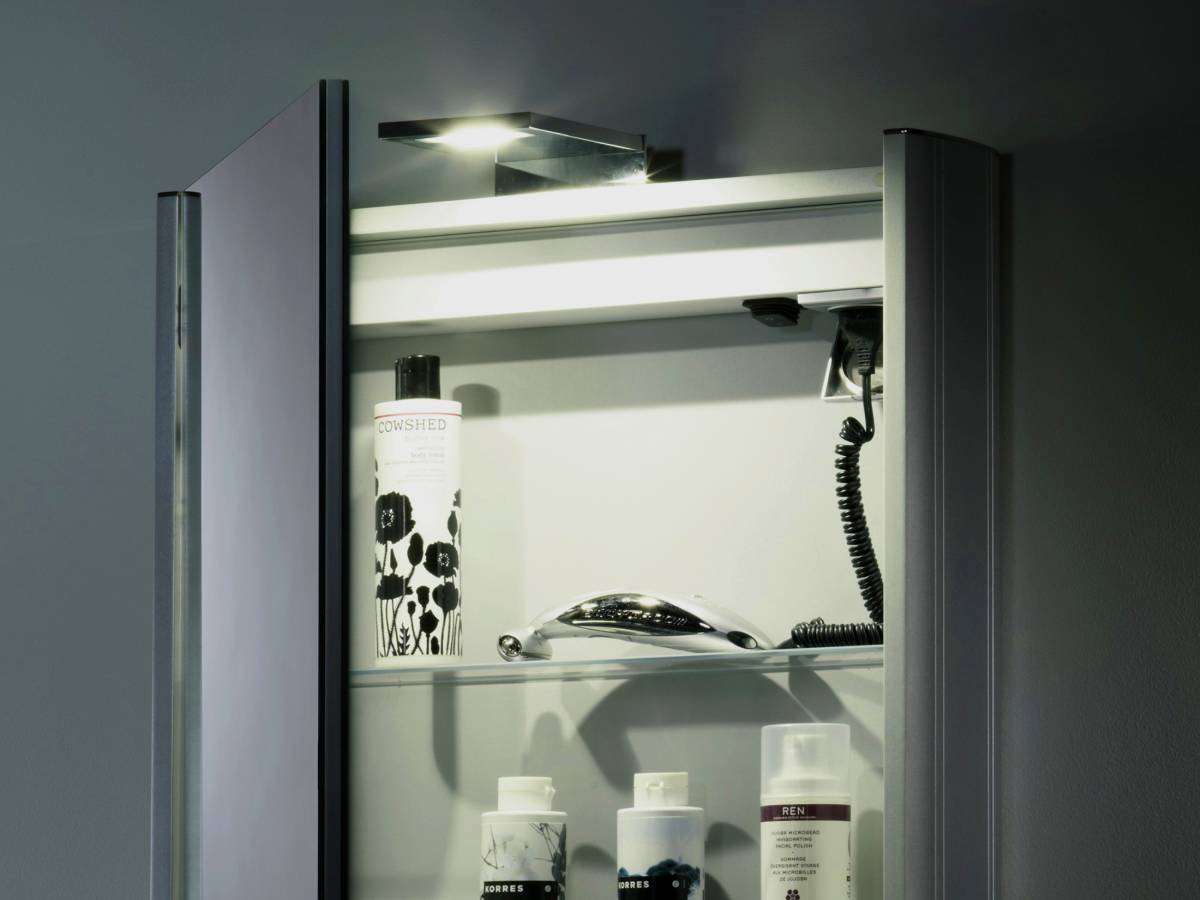 bathroom cabinets with shaver socket and demister