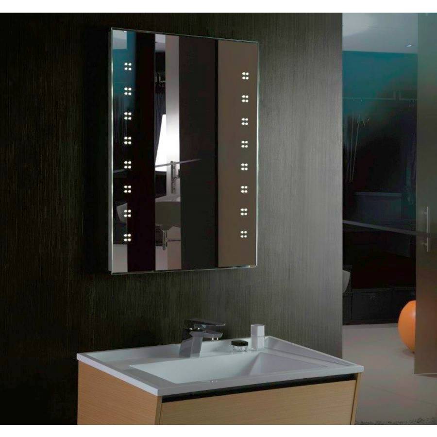 bathroom mirror cabinet with shaver socket