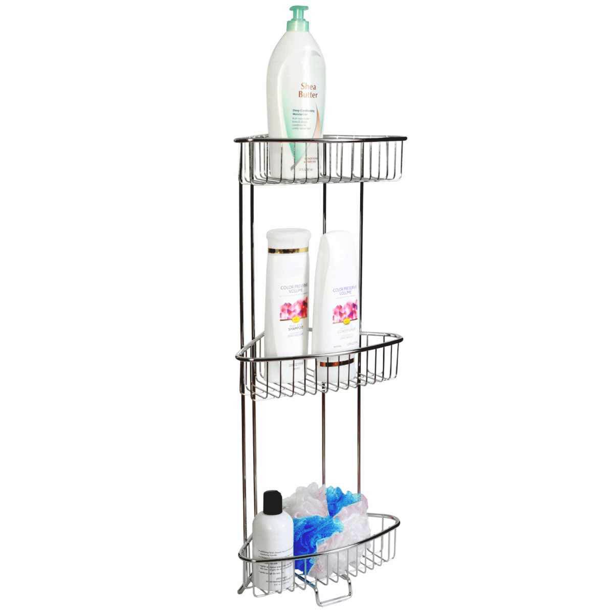 corner shower caddy rust proof