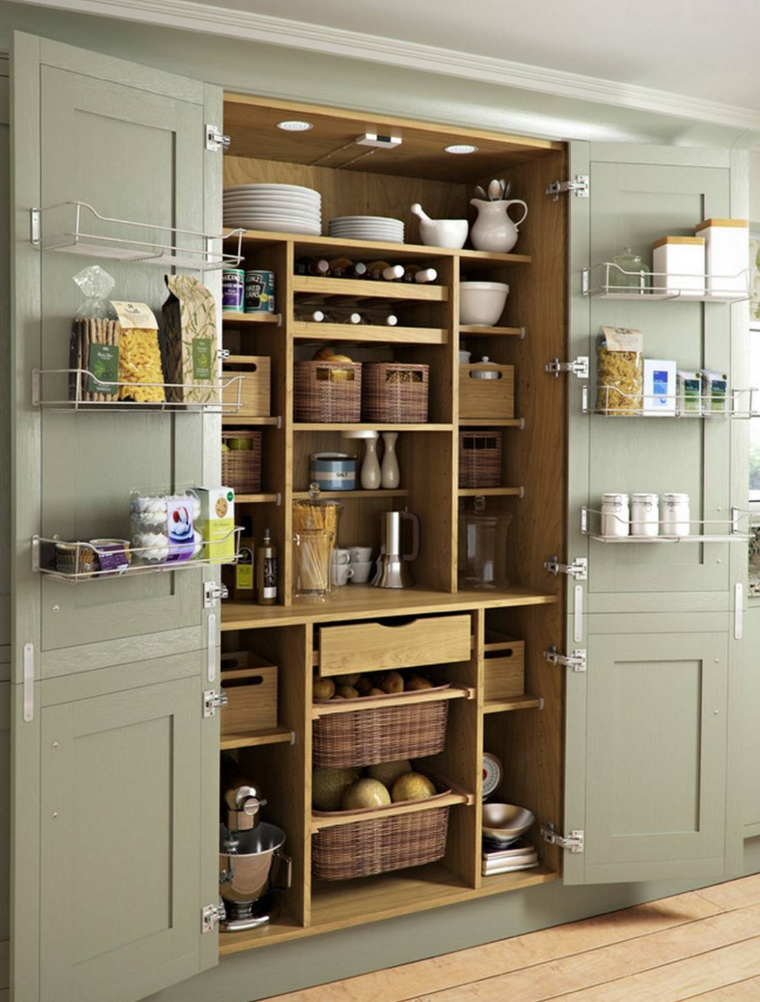 24 Beautiful And Functional Free Standing Kitchen Larder Units That