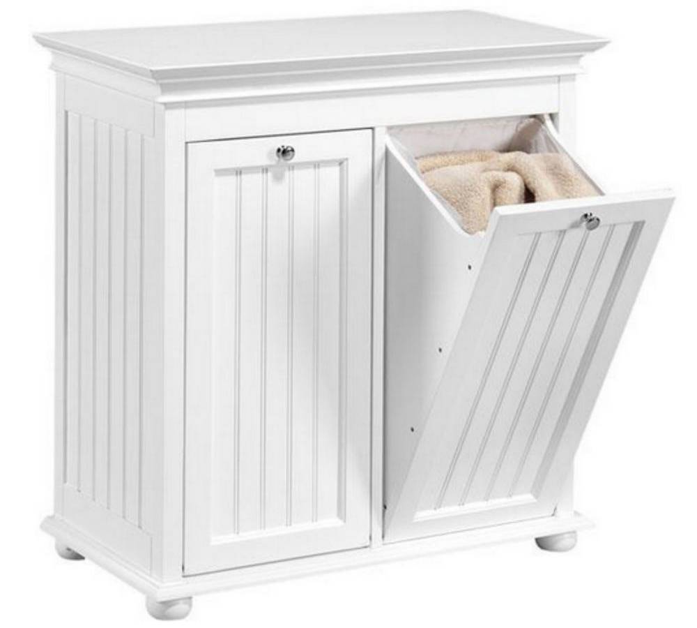 hampton bay tilt out laundry hamper