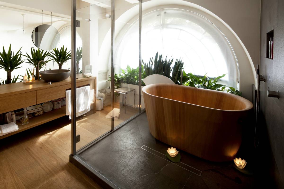 japanese soaking tub wood