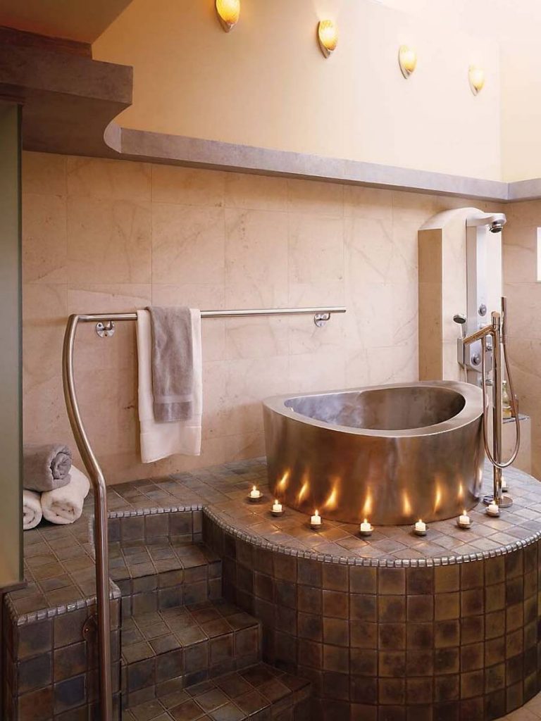 Japanese soaking tubs for small bathrooms as interesting idea for any house Interior Design