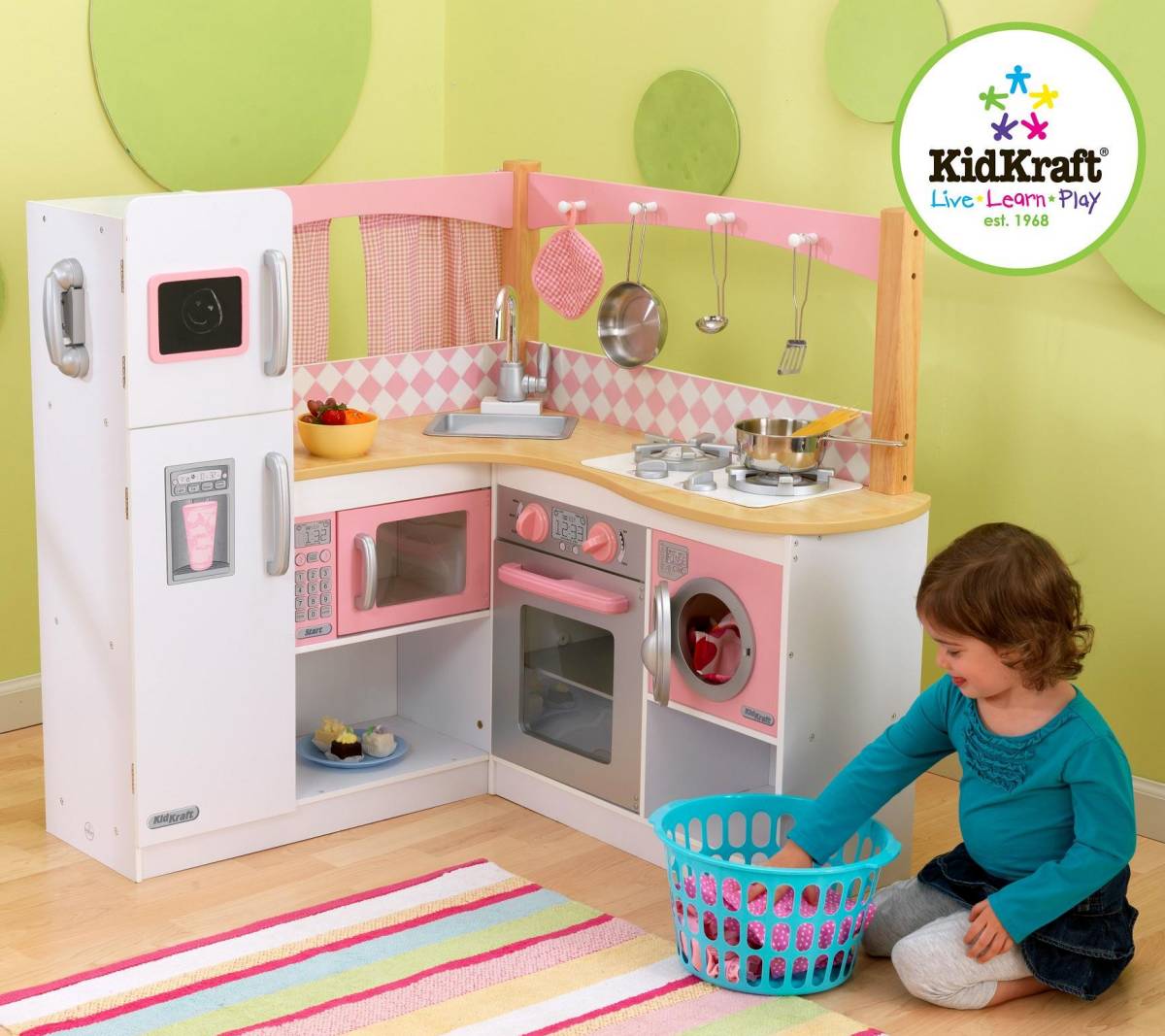 kidkraft grand gourmet corner kitchen 53185