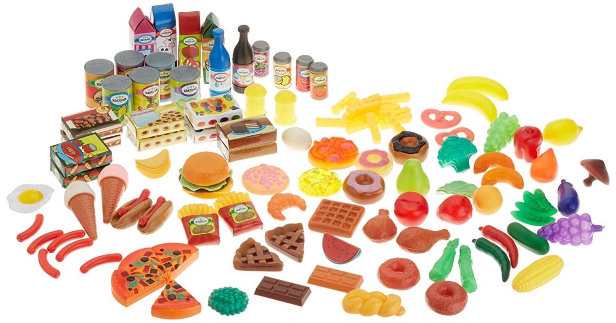 kidkraft grand gourmet corner kitchen tasty treats pretend food set