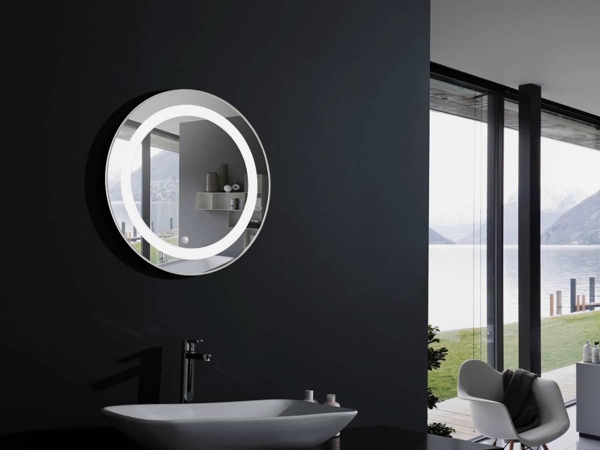 led bathroom mirrors with shaver socket