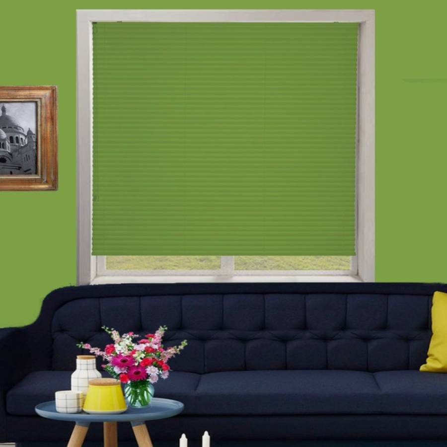 lime green aluminium venetian blinds