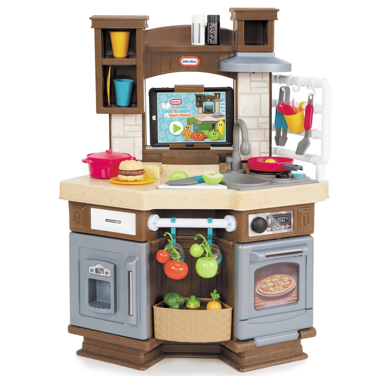 little tikes inside and outside kitchen