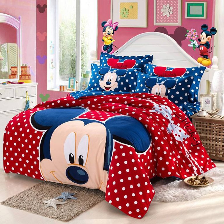 Funny Minnie Mouse Toddler Bedding For Kids Interior Design Inspirations