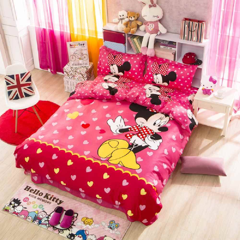 minnie mouse bed set queen