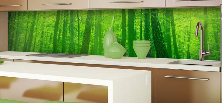 Excellent Examples Of Patterned Splashbacks For Cookers