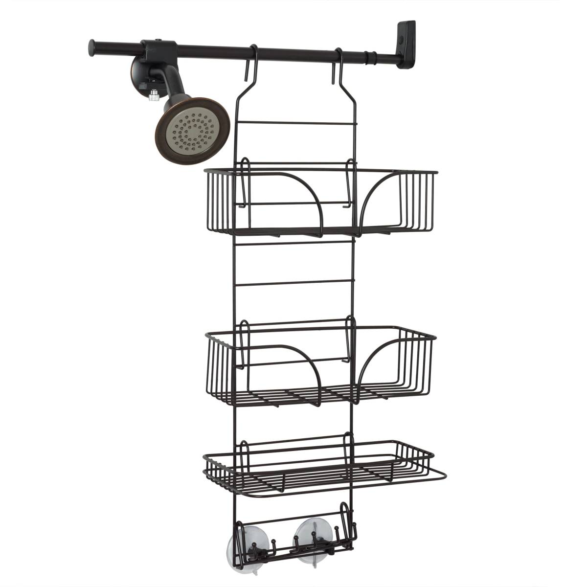 shower caddy rust proof oil rubbed bronze finish