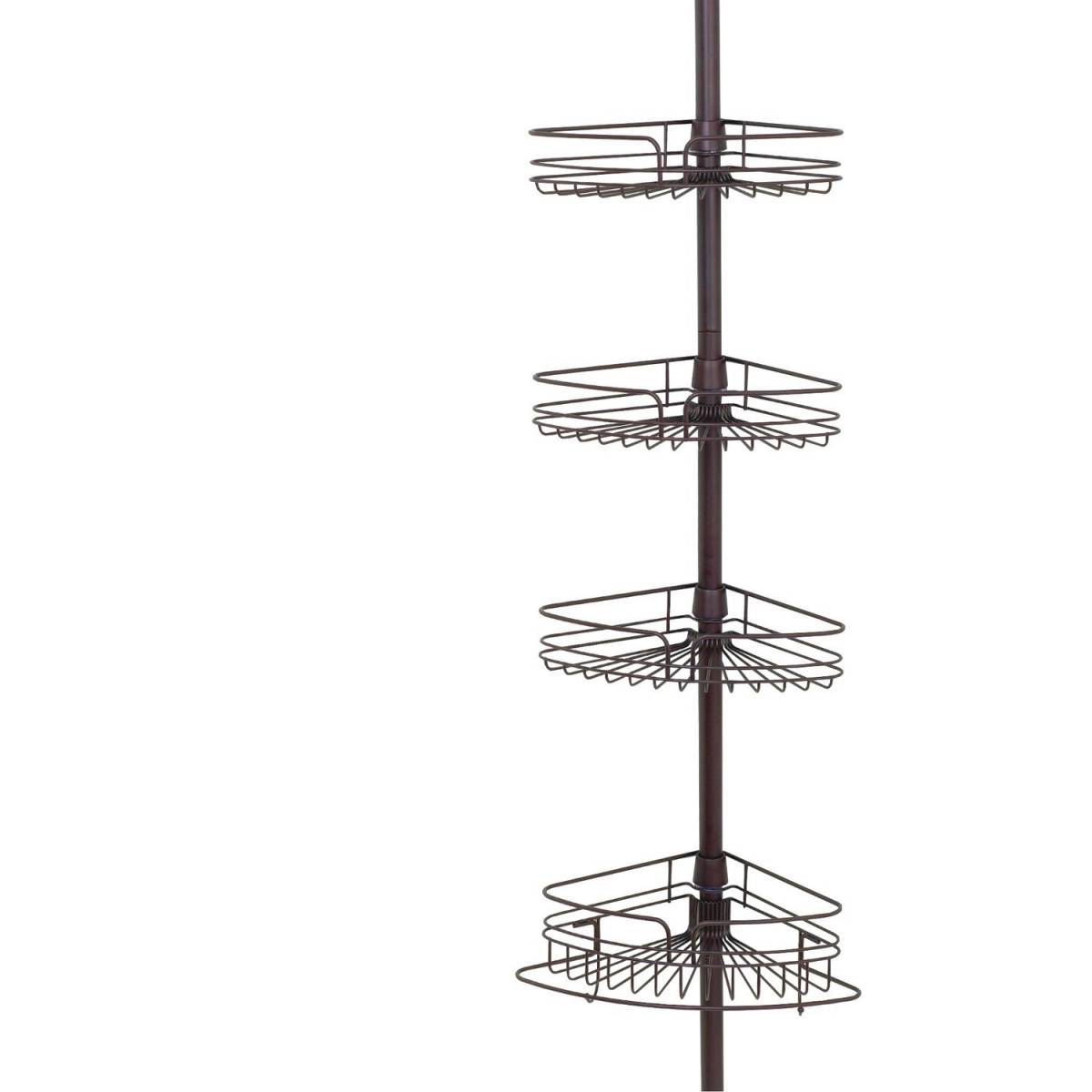 tension pole shower caddy rust proof