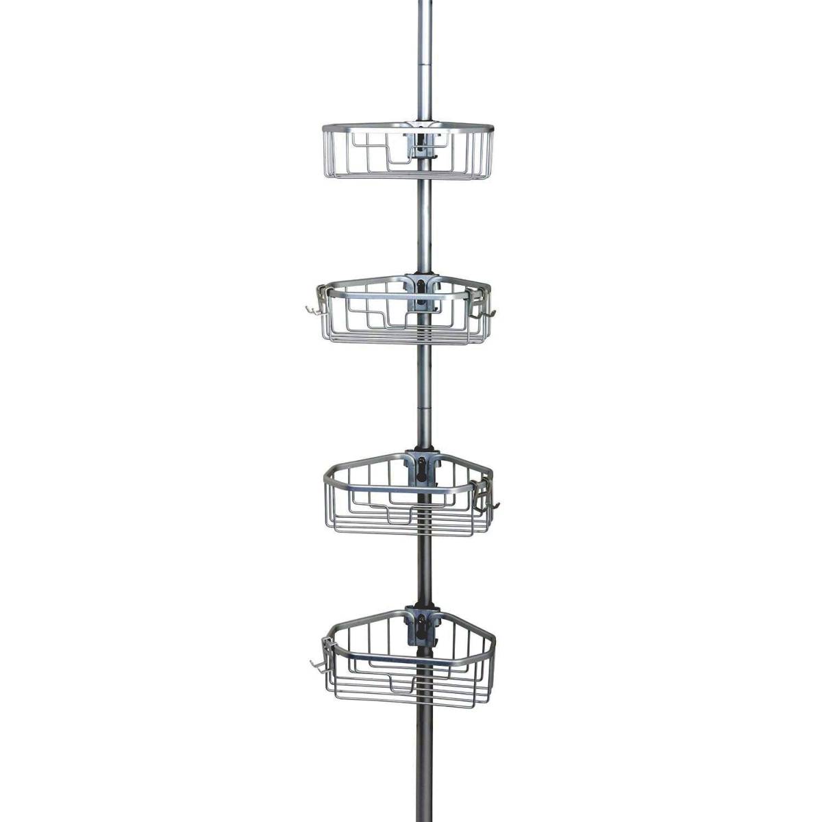 tension shower caddy rust proof