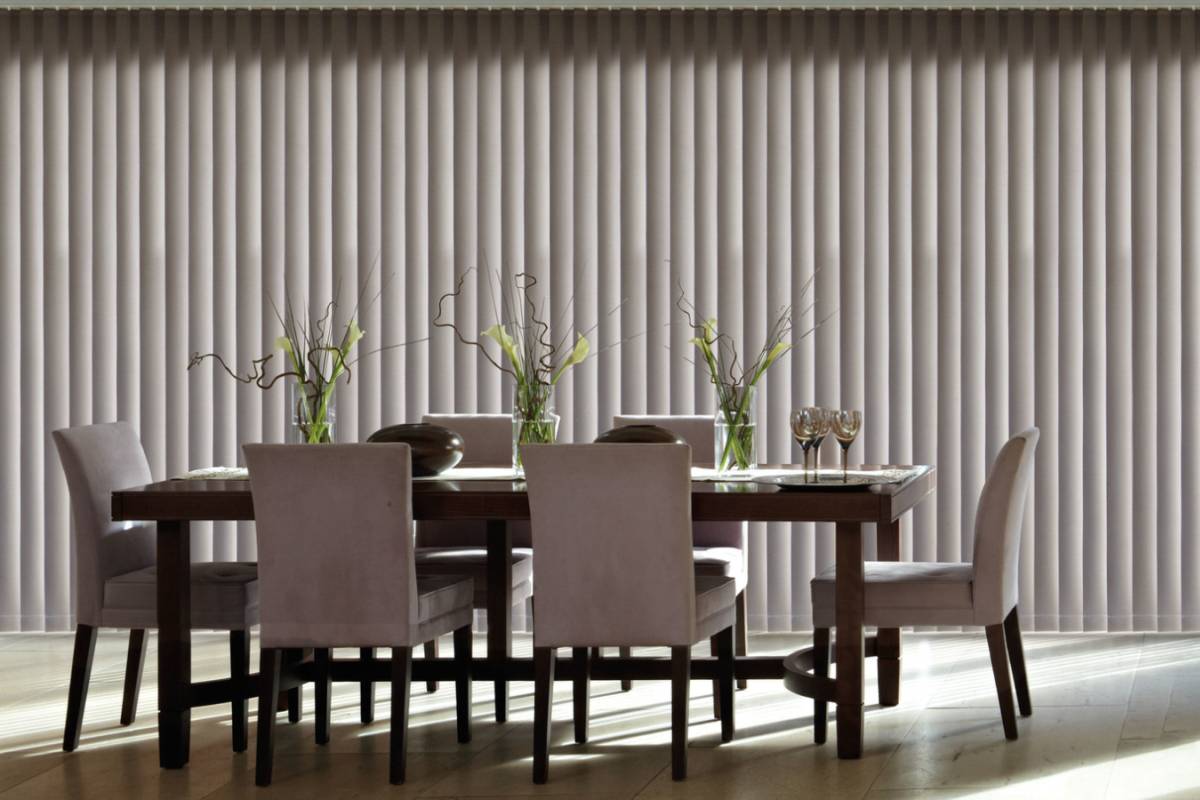 vertical blinds no bottom chain