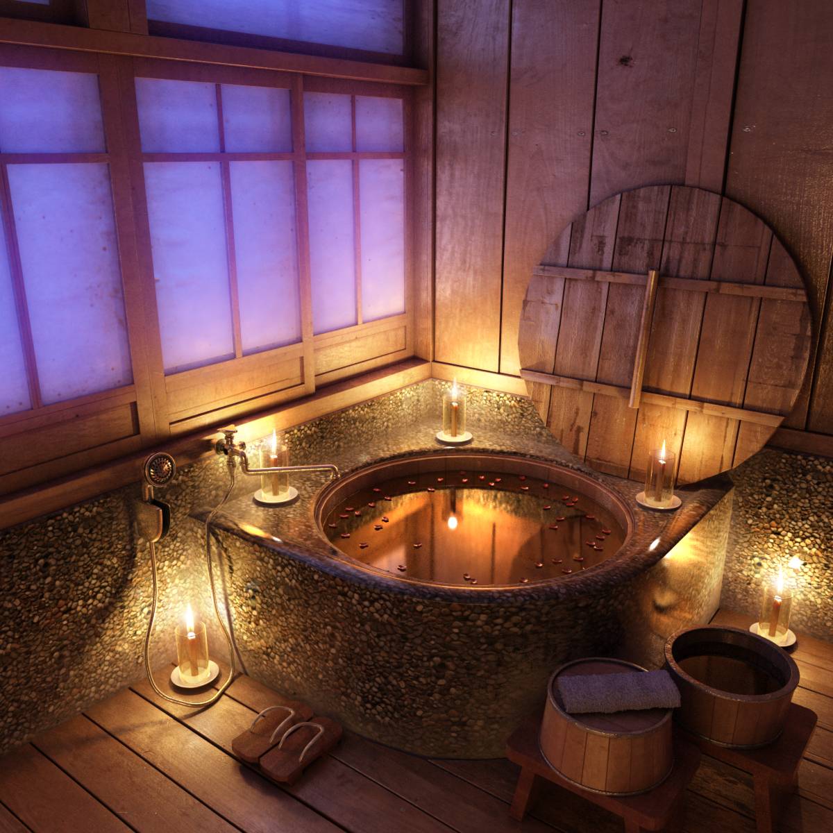 what is a japanese soaking tub