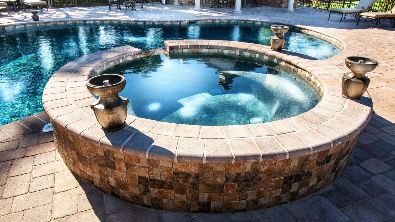 15 Awesome Semi-Inground Pools As Great Outdoor Concept