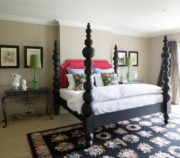 English bedroom interior ideas colorful