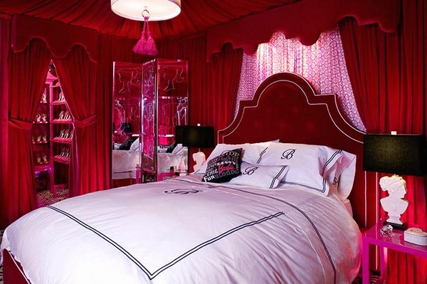 red bedroom design great