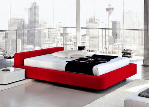 red bedroom design impressive
